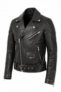 Chaqueta de Cuero Negra