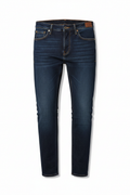 Jeans Slim Fit Azul Oscuro