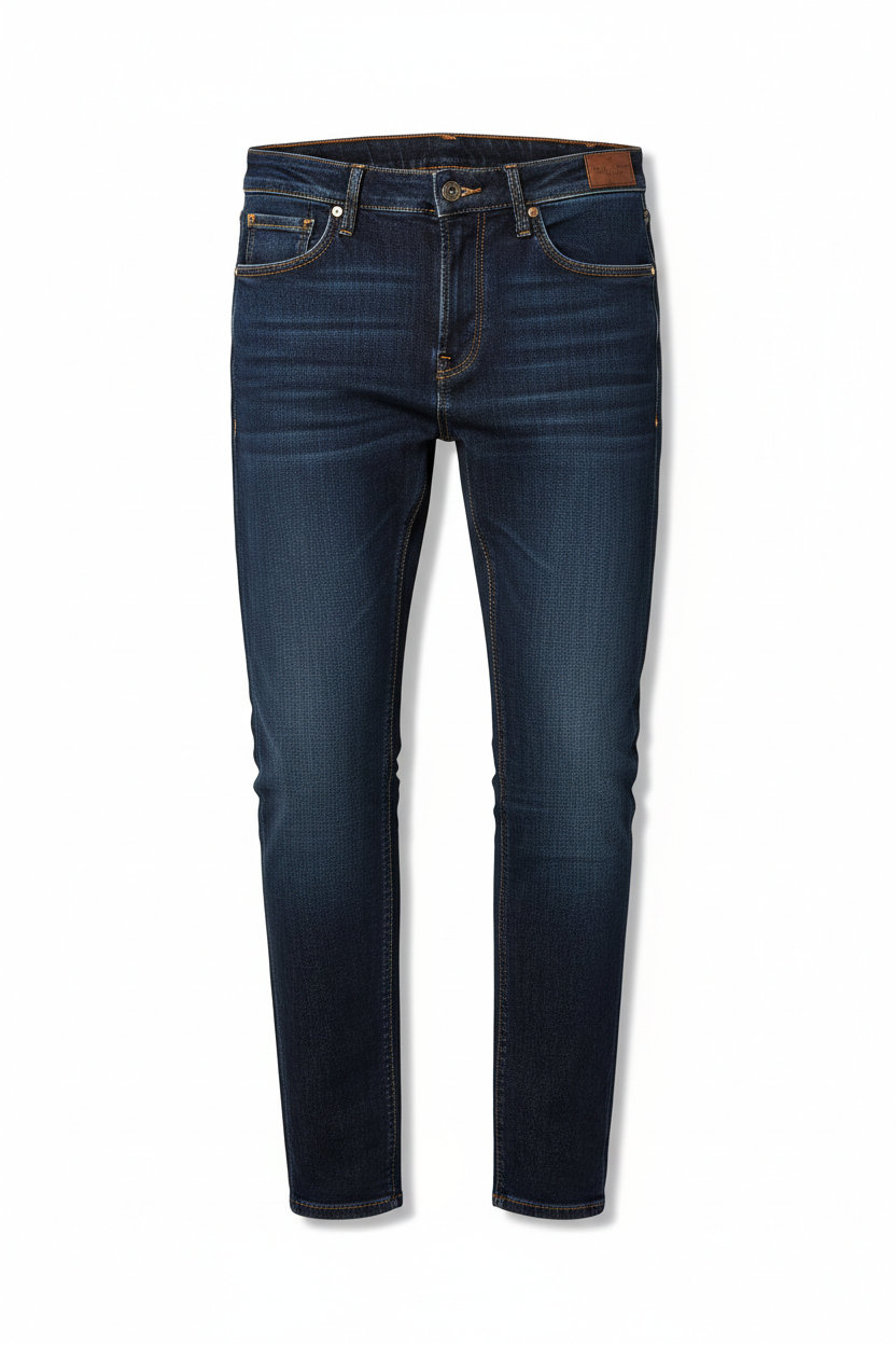 Jeans Slim Fit Azul Oscuro